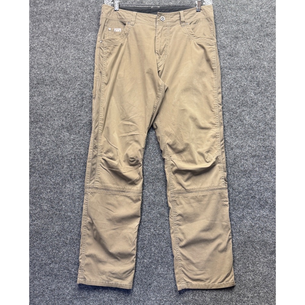 Kuhl Radikl Pants Mens 34x31 Tan Khaki Hiking Technical Gorpcore Outdoor Utility